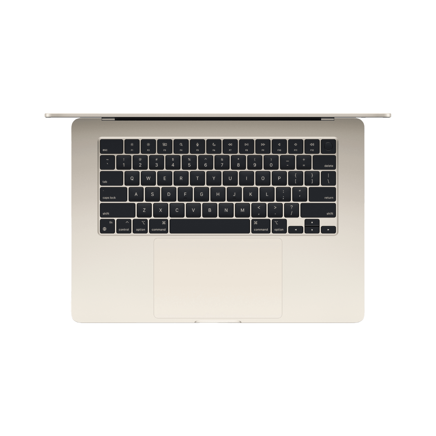 MacBook Air 15-inch (2024) – M3 Chip, 8‑Core CPU & 10‑Core GPU, 16GB RAM, 256GB SSD – Model MC9F4 (Starlight, English Keyboard) - alAsil