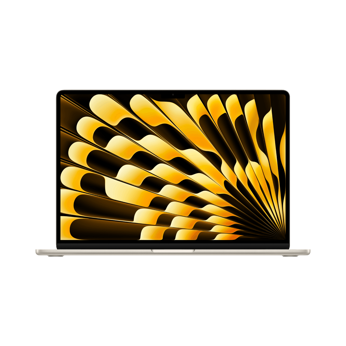 MacBook Air 15-inch (2024) – M3 Chip, 8‑Core CPU & 10‑Core GPU, 8GB RAM, 512GB SSD – Model MRYT3 (Starlight, English Keyboard) - alAsil