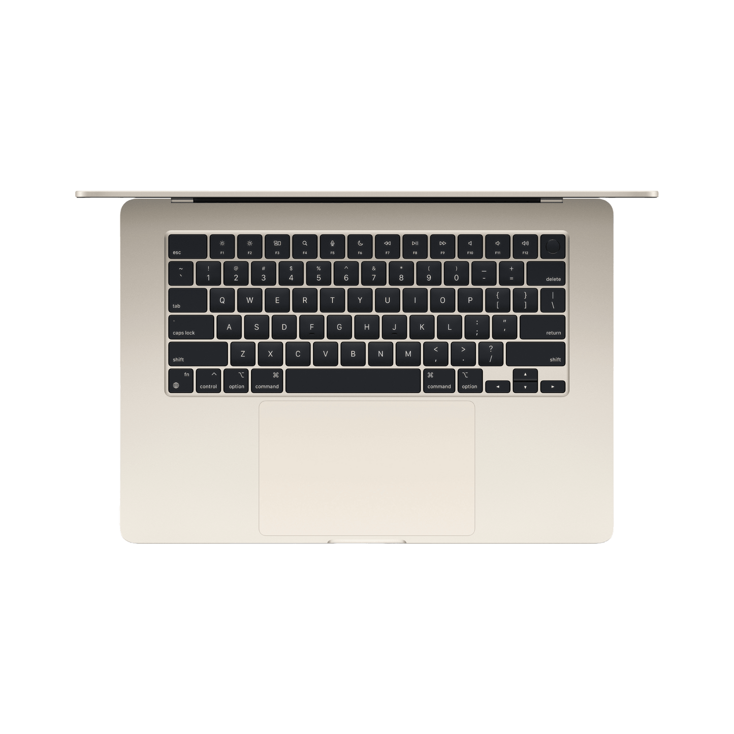 MacBook Air 15-inch (2024) – M3 Chip, 8‑Core CPU & 10‑Core GPU, 8GB RAM, 512GB SSD – Model MRYT3 (Starlight, English Keyboard) - alAsil