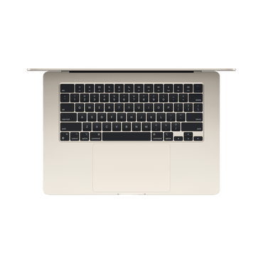 MacBook Air 15-inch (2024) – M3 Chip, 8‑Core CPU & 10‑Core GPU, 8GB RAM, 512GB SSD – Model MRYT3 (Starlight, English Keyboard) - alAsil