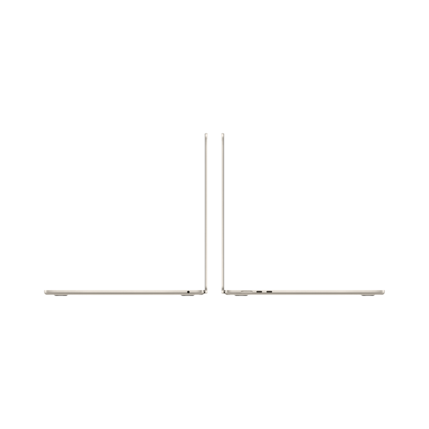 MacBook Air 15-inch (2024) – M3 Chip, 8‑Core CPU & 10‑Core GPU, 8GB RAM, 512GB SSD – Model MRYT3 (Starlight, English Keyboard) - alAsil