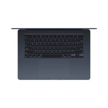 MacBook Air 15-inch (2024) – M3 Chip, 8‑Core CPU & 10‑Core GPU, 8GB RAM, 512GB SSD – Model MRYV3 (Midnight, English Keyboard) - alAsil