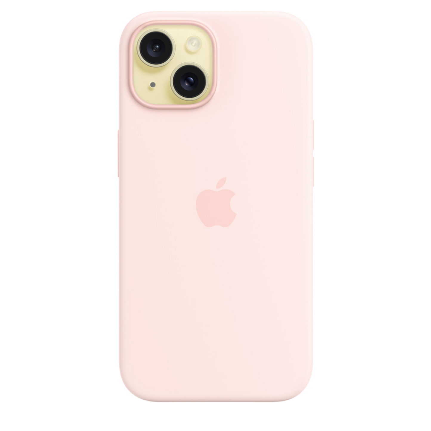 iPhone 15 Silicone Case with MagSafe - Light Pink - alAsil