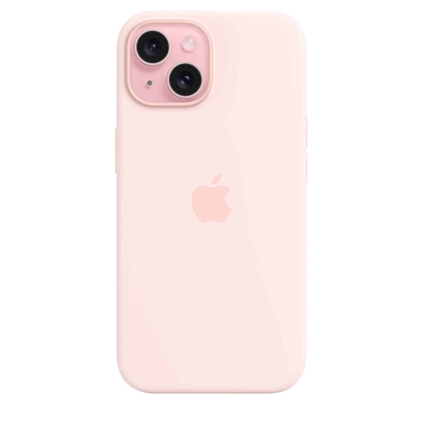 iPhone 15 Silicone Case with MagSafe - Light Pink - alAsil