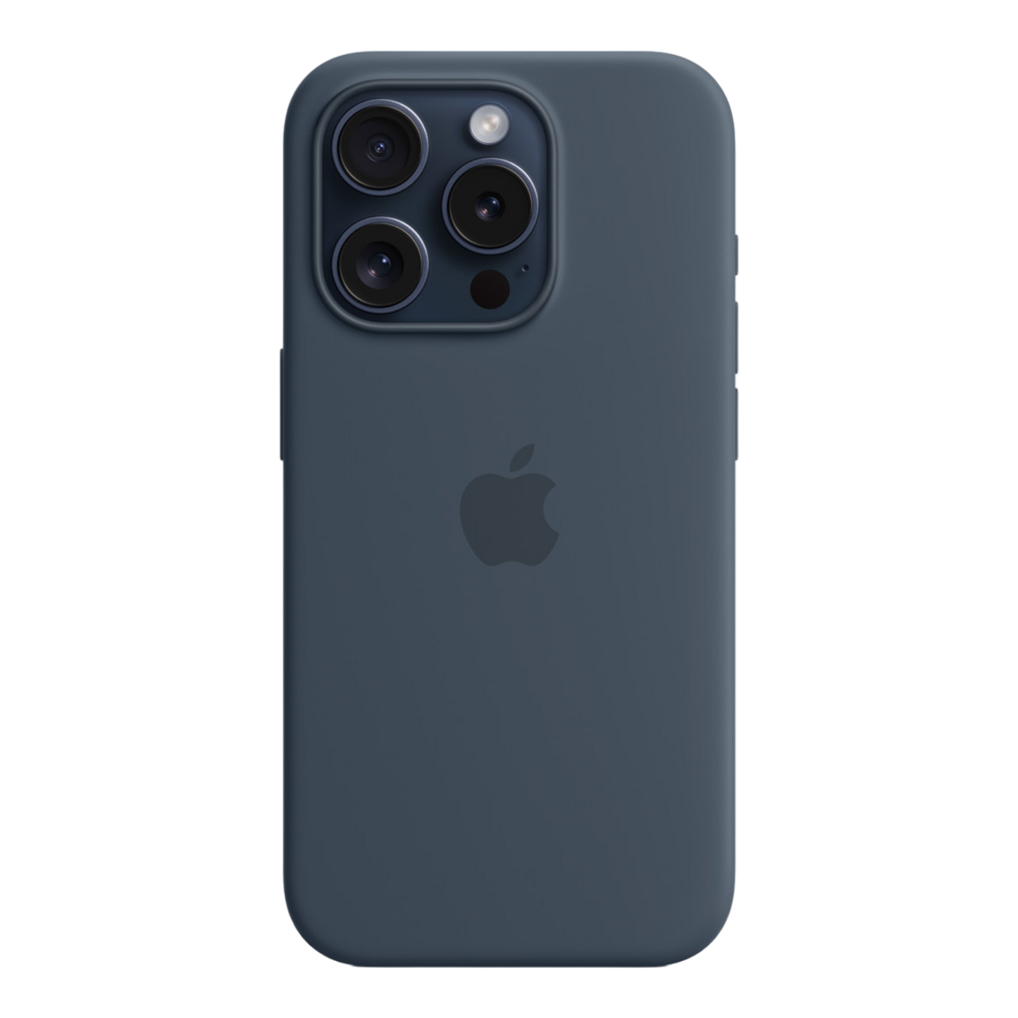 iPhone 15 Pro Silicone Case with MagSafe - Storm Blue - alAsil