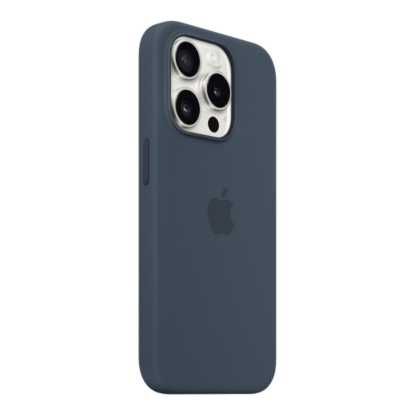 iPhone 15 Pro Silicone Case with MagSafe - Storm Blue - alAsil
