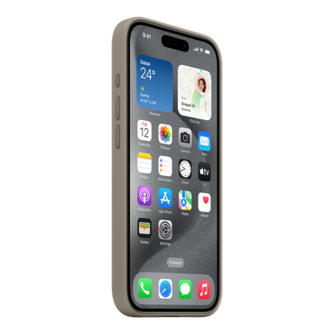 iPhone 15 Pro Silicone Case with MagSafe - Clay - alAsil