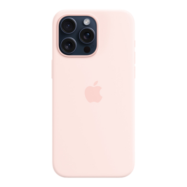 iPhone 15 Pro Max Silicone Case with MagSafe - Light Pink - alAsil