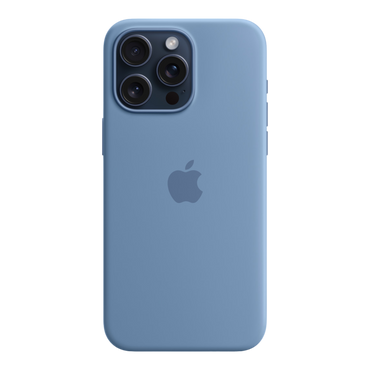 iPhone 15 Pro Max Silicone Case with MagSafe - Winter Blue - alAsil
