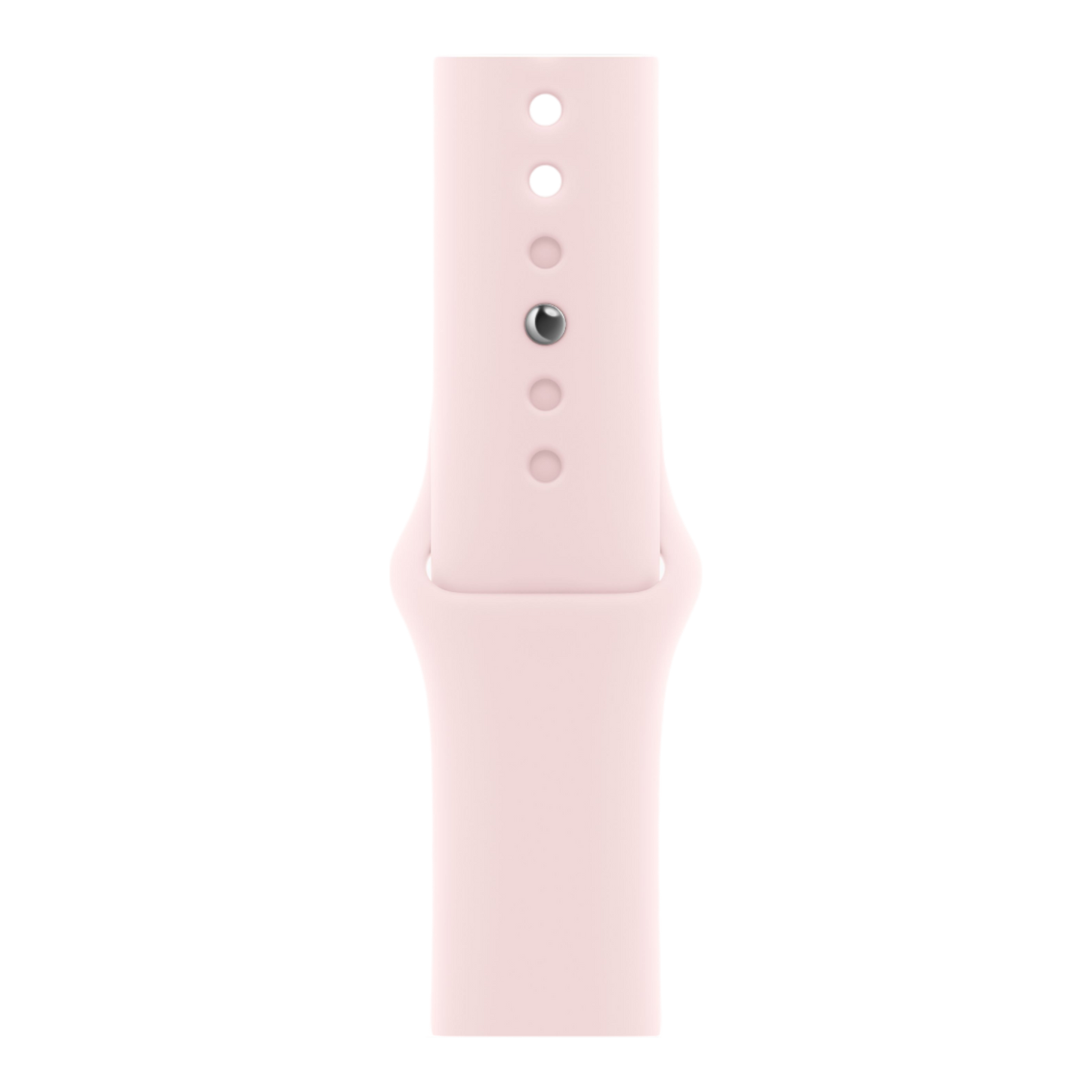 Apple Watch Series 9 GPS, 41mm Pink Aluminum Case with Light Pink Sport Band - S/M - alAsil