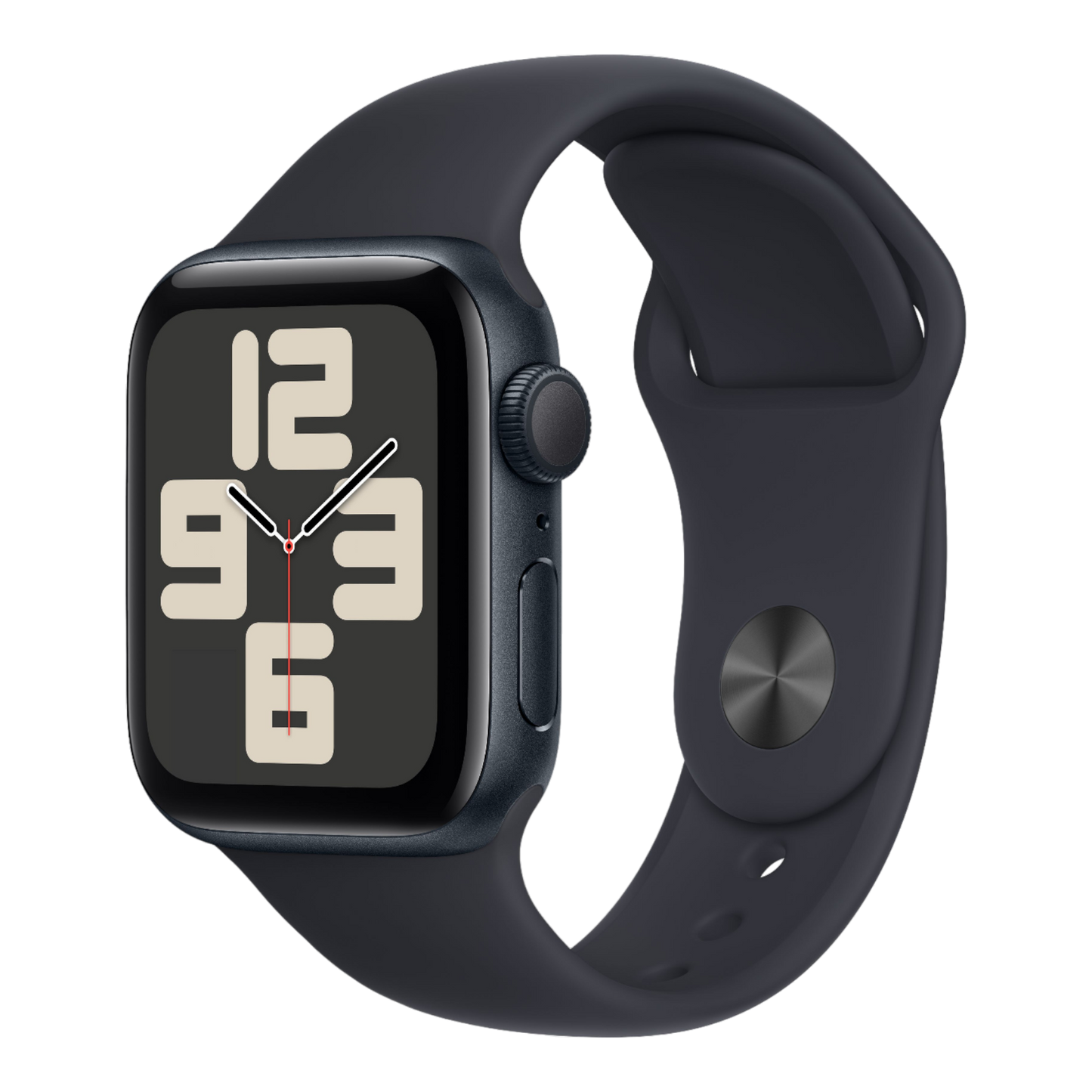 Apple Watch SE GPS, 44mm Midnight Aluminum Case with Midnight Sport Band - M/L - alAsil