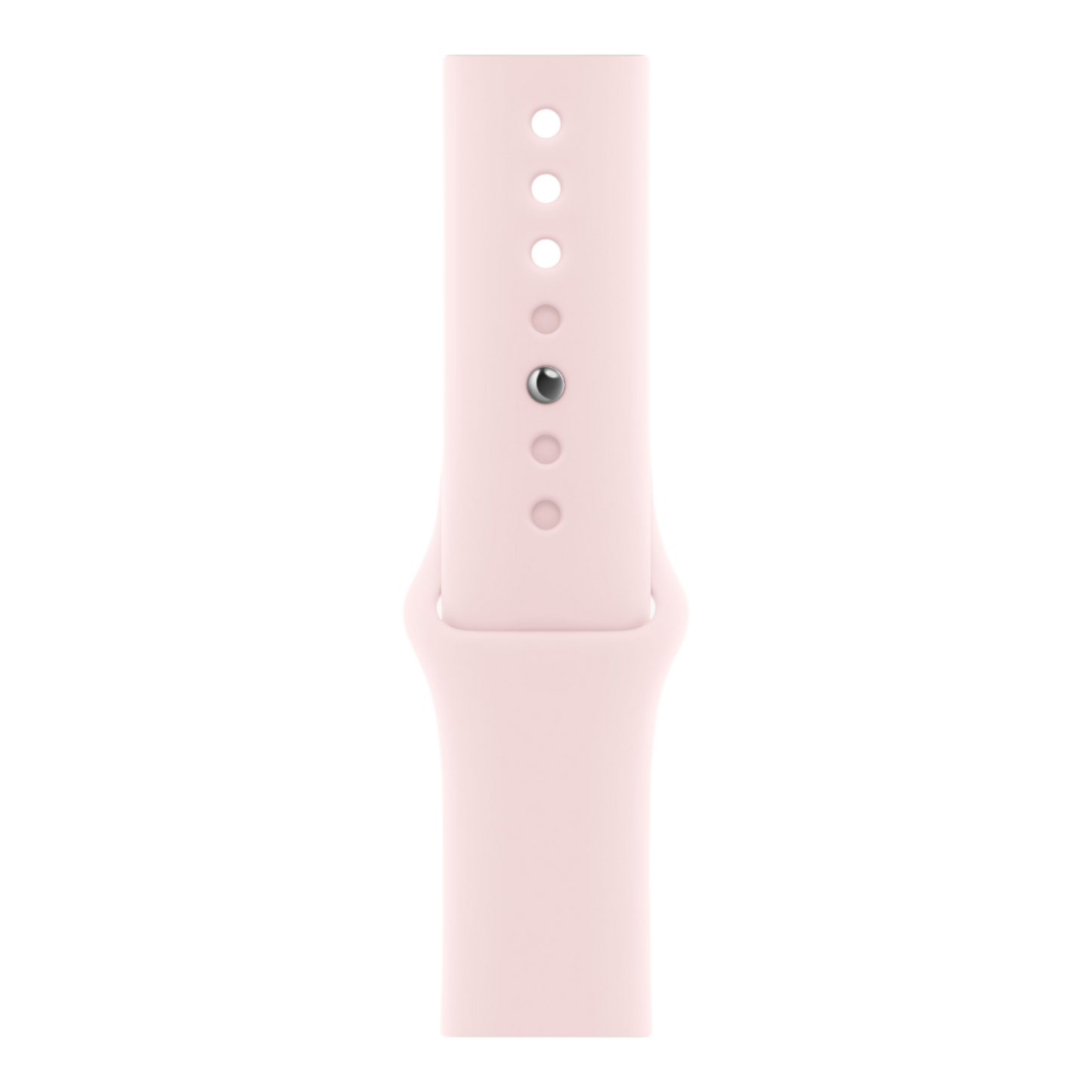 Apple Watch Series 9 GPS, 45mm Pink Aluminum Case with Light Pink Sport Band - S/M - alAsil