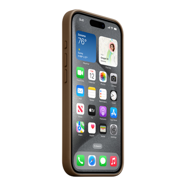 iPhone 15 Pro FineWoven Case with MagSafe - Taupe - alAsil