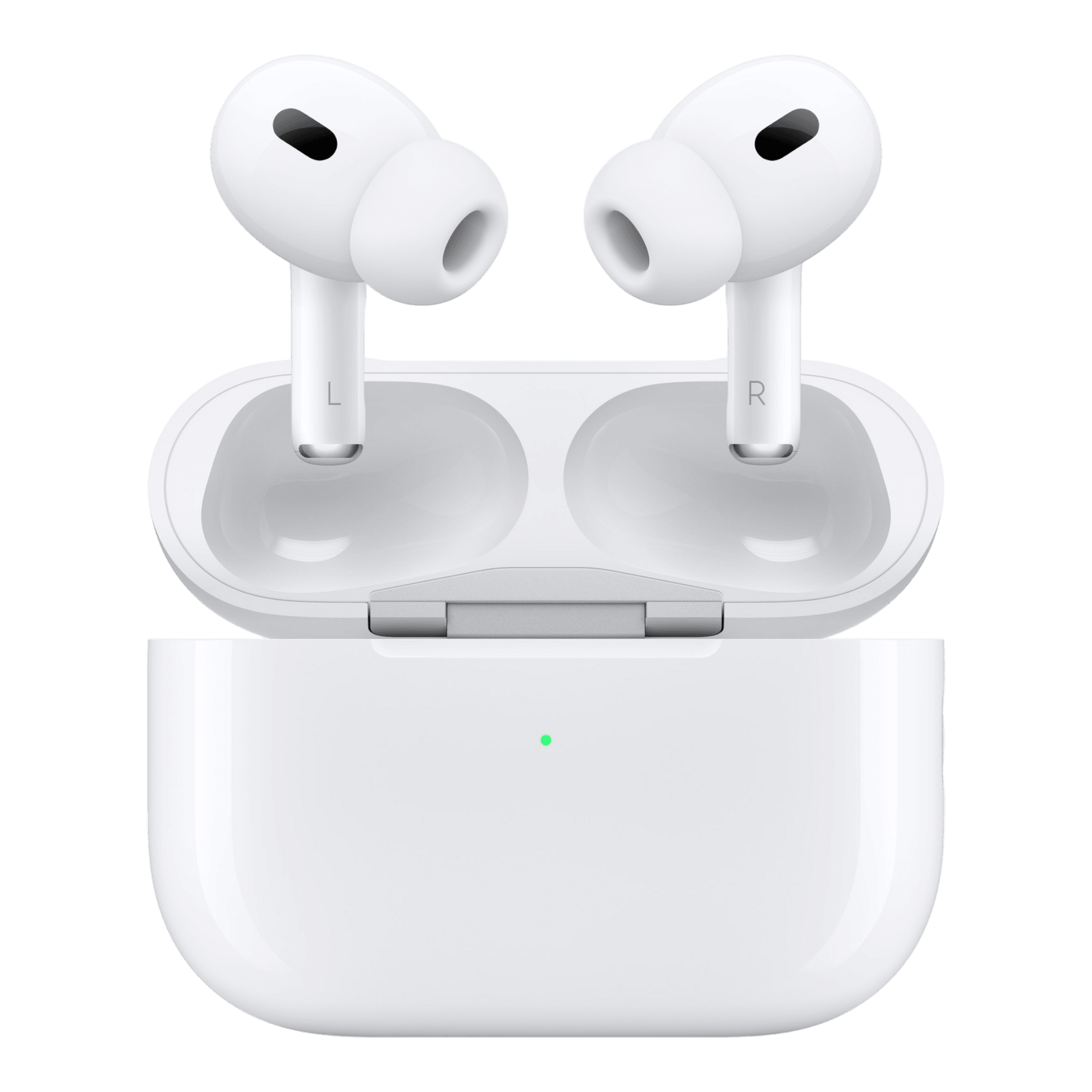 Apple AirPods Pro 2nd generation wireless earbuds with MagSafe USB-C charging case and active noise cancellation