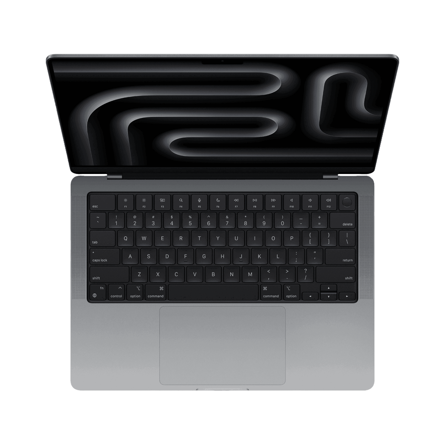 MacBook Pro 14-inch (2024) – M4 Max Chip, 14‑Core CPU & 32‑Core GPU, 36GB RAM, 1TB SSD – Model MX2K3 (Space Black, English Keyboard) - alAsil