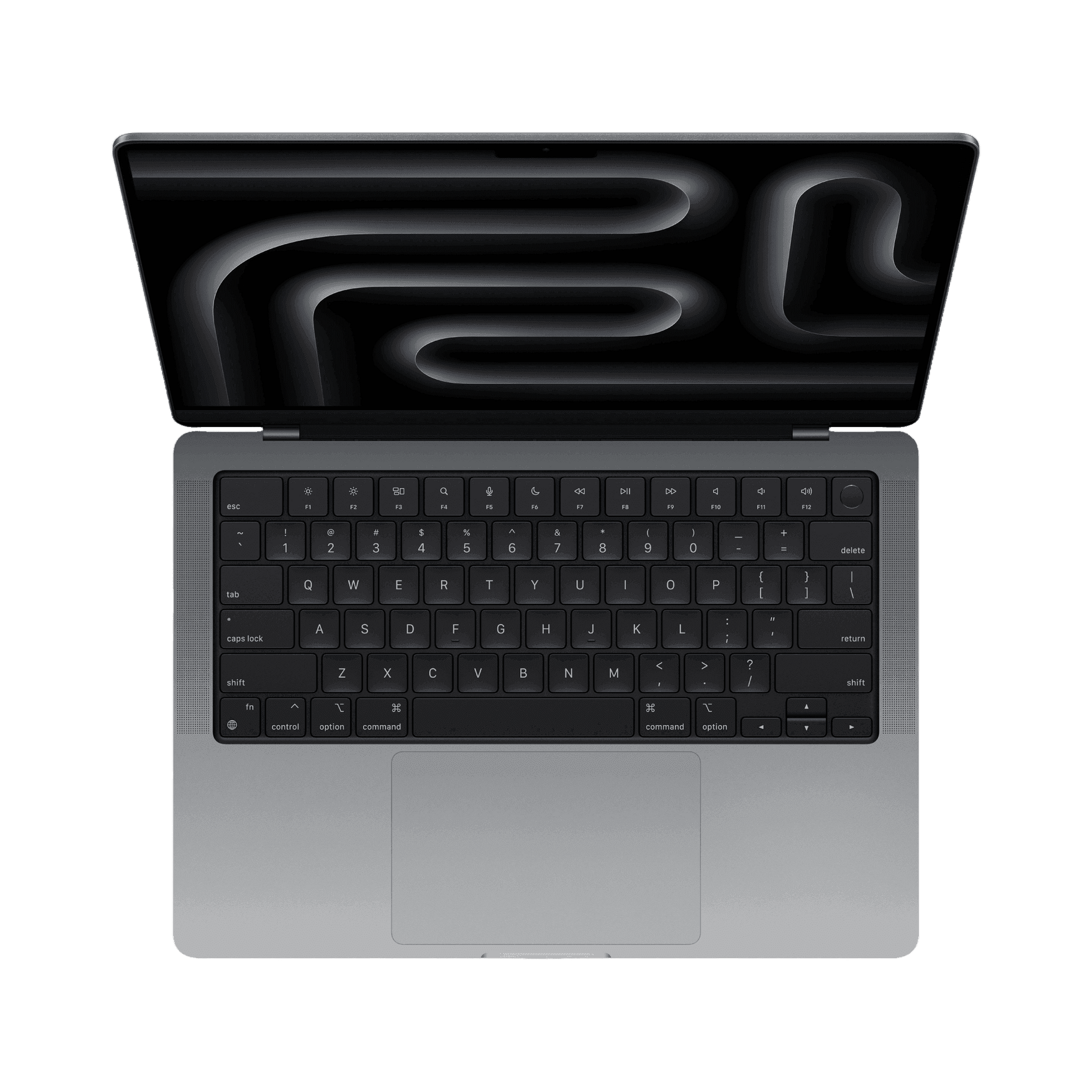 MacBook Pro 14-inch (2024) – M4 Max Chip, 14‑Core CPU & 32‑Core GPU, 36GB RAM, 1TB SSD – Model MX2K3 (Space Black, English Keyboard) - alAsil