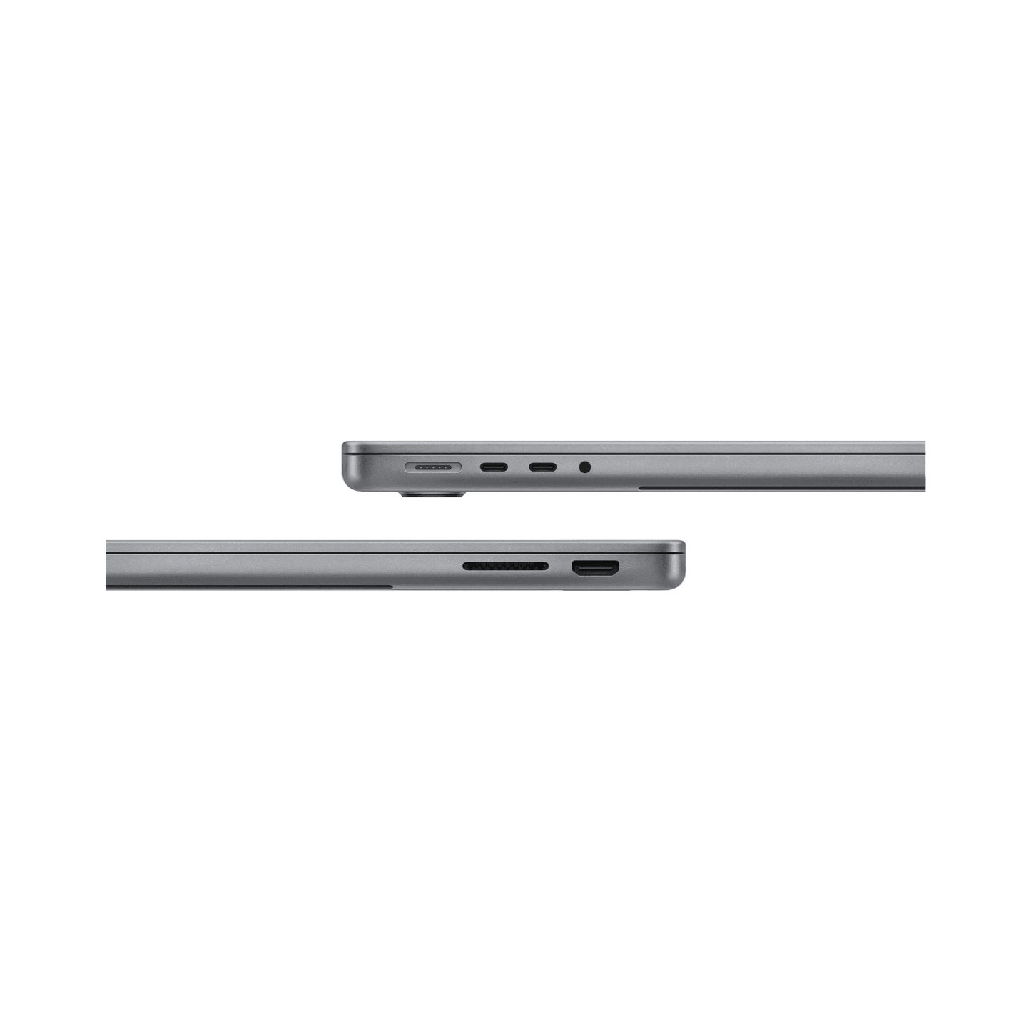 MacBook Pro 14-inch (2024) – M4 Max Chip, 14‑Core CPU & 32‑Core GPU, 36GB RAM, 1TB SSD – Model MX2K3 (Space Black, English Keyboard) - alAsil