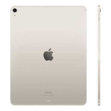 iPad Air 2024 13-inch 256GB, Wi-Fi + Cellular, Starlight - alAsil