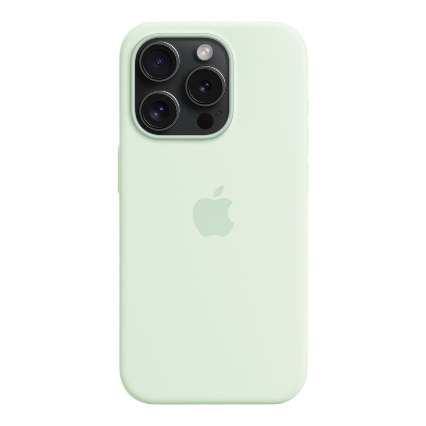 iPhone 15 Pro Silicone Case with MagSafe - Soft Mint - alAsil