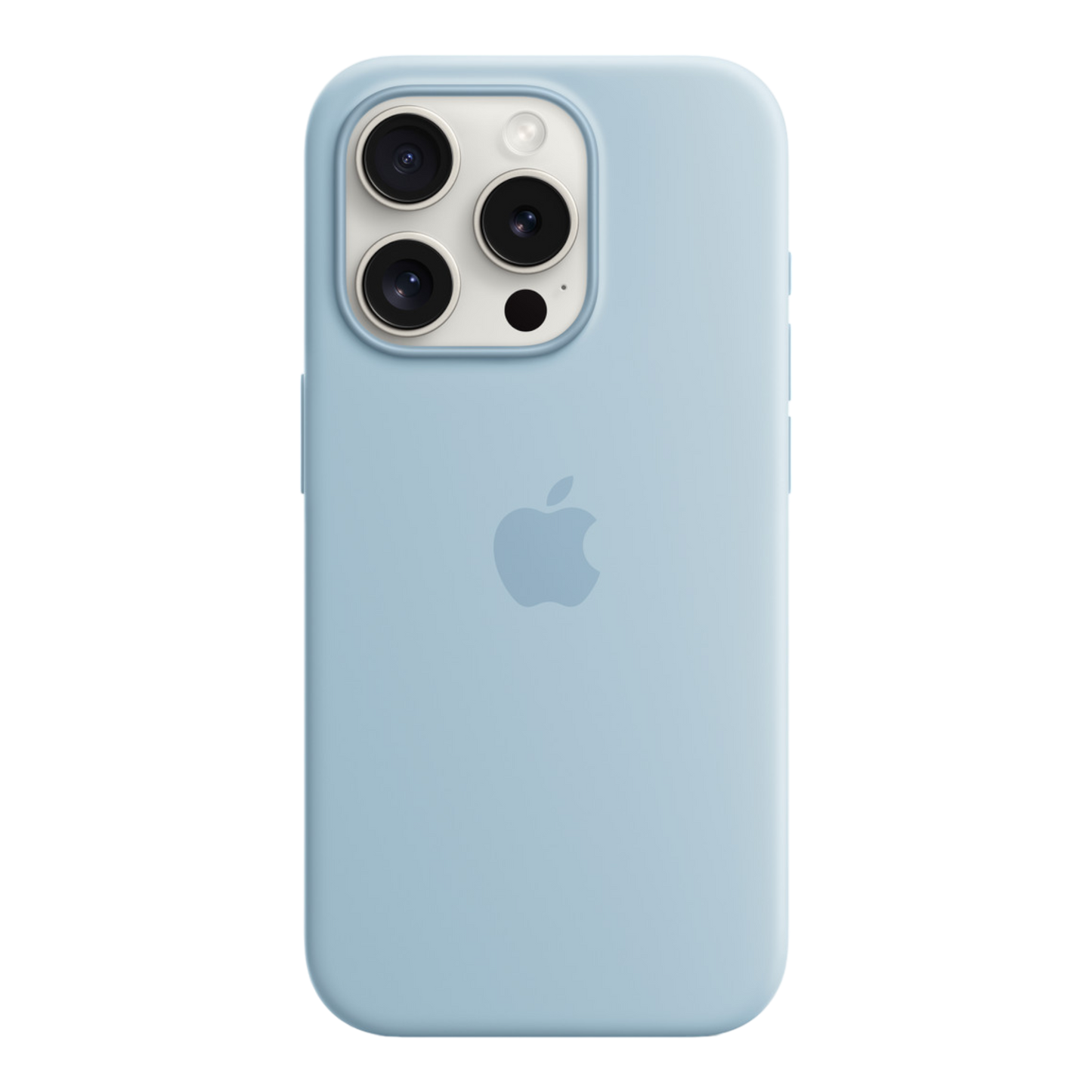 iPhone 15 Pro Silicone Case with MagSafe - Light Blue - alAsil