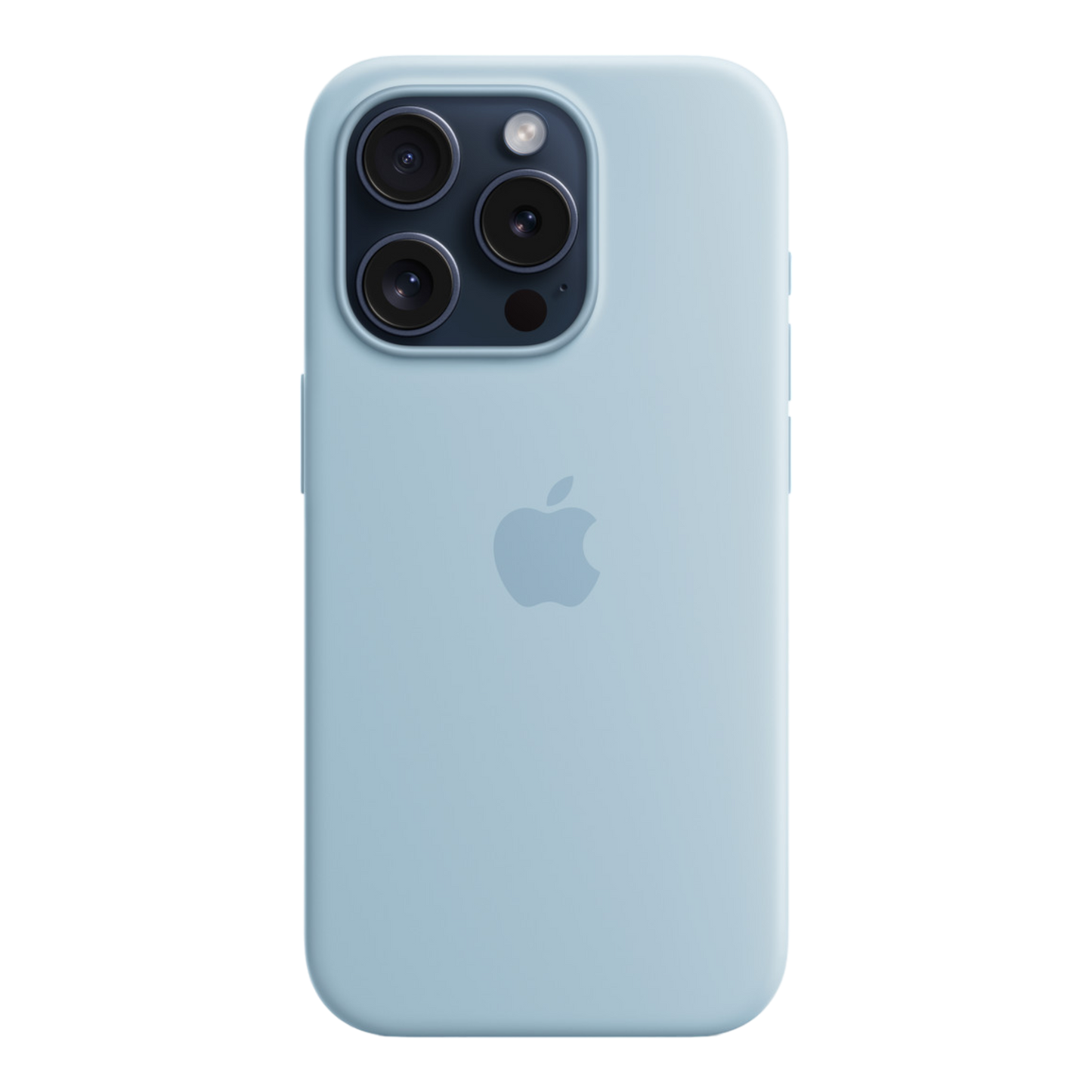 iPhone 15 Pro Silicone Case with MagSafe - Light Blue - alAsil