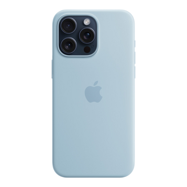 iPhone 15 Pro Max Silicone Case with MagSafe - Light Blue - alAsil