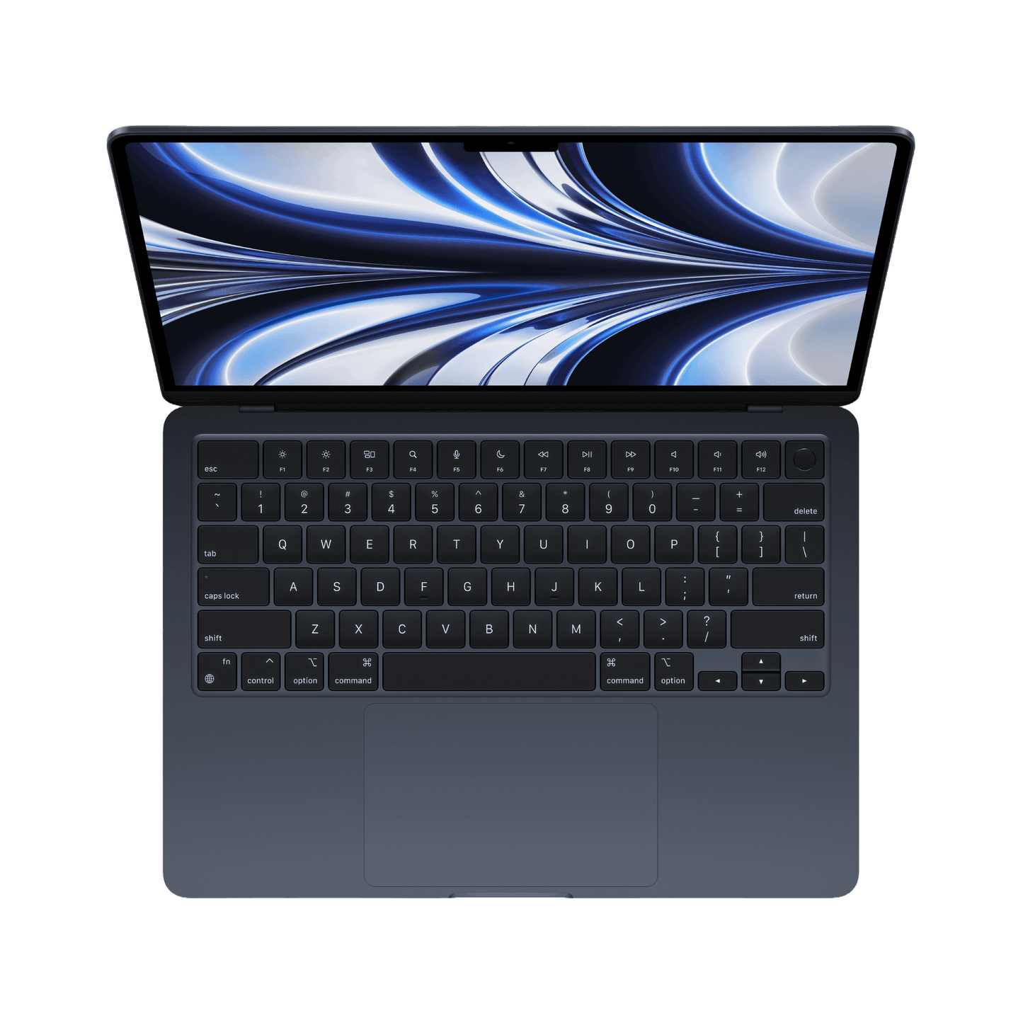 MacBook Air 13.6-inch (2024) – M3 Chip, 8‑Core CPU & 10‑Core GPU, 24GB RAM, 512GB SSD – Model MC8Q4 (Midnight, English Keyboard) - alAsil