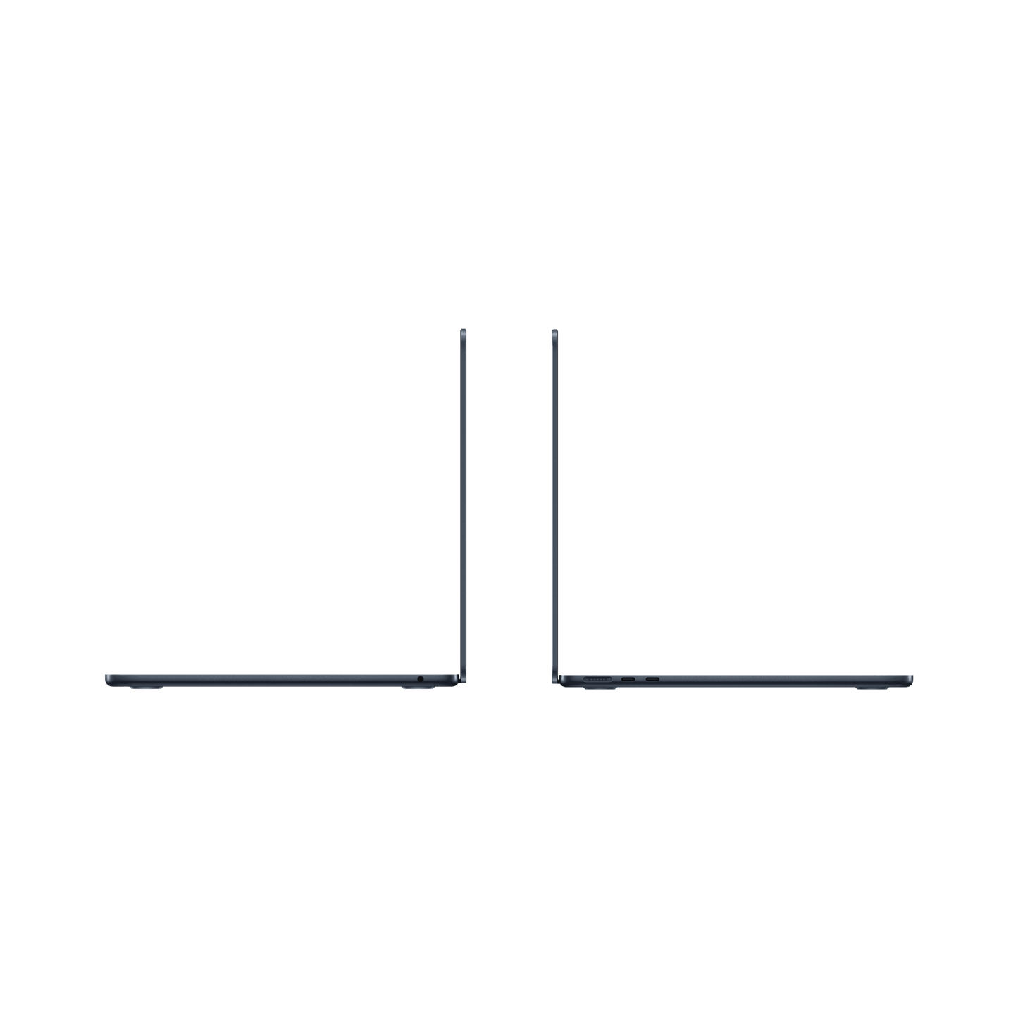 MacBook Air 13.6-inch (2024) – M3 Chip, 8‑Core CPU & 10‑Core GPU, 24GB RAM, 512GB SSD – Model MC8Q4 (Midnight, English Keyboard) - alAsil
