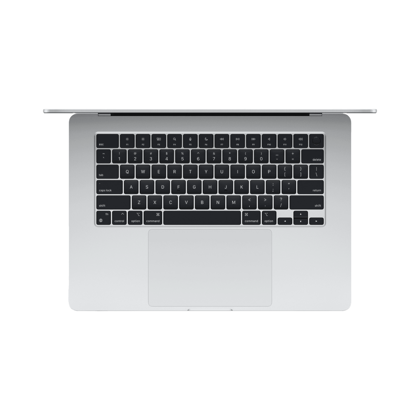 MacBook Air 15-inch (2024) – M3 Chip, 8‑Core CPU & 10‑Core GPU, 24GB RAM, 512GB SSD – Model MC9J4 (Silver, English Keyboard) - alAsil