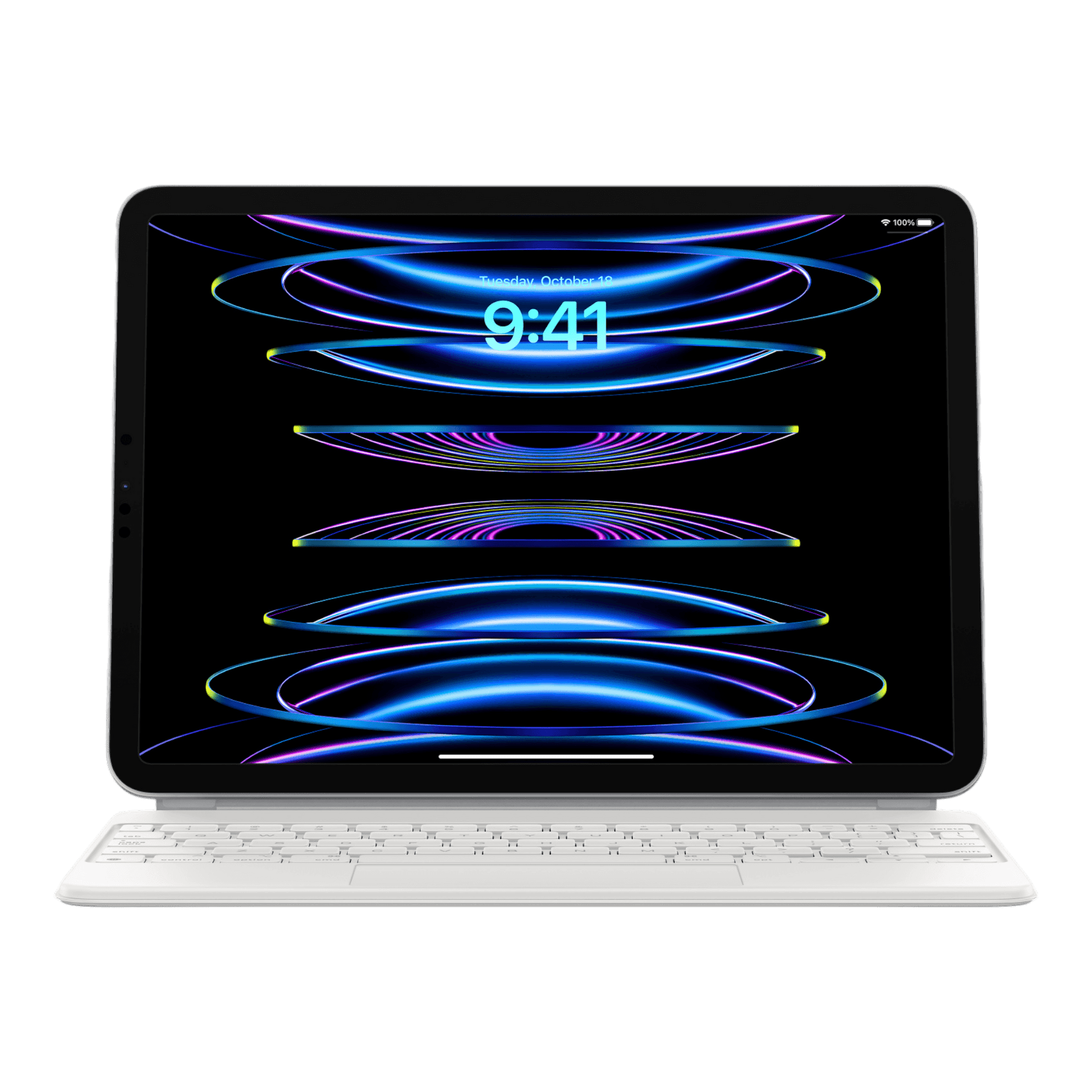 Magic Keyboard for iPad Pro 11-inch (4th generation) and iPad Air (5th generation) - US English - White - alAsil