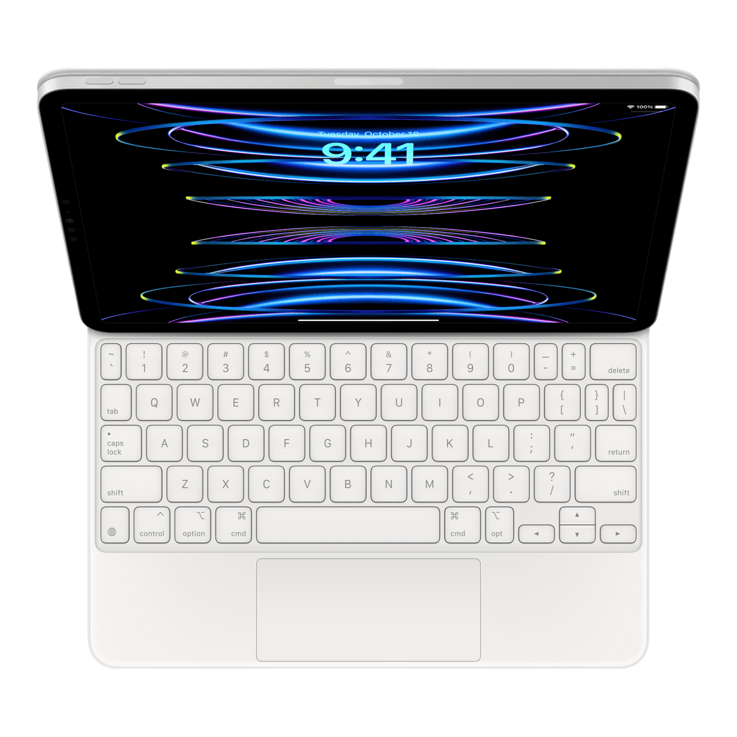 Magic Keyboard for iPad Pro 11-inch (4th generation) and iPad Air (5th generation) - US English - White - alAsil