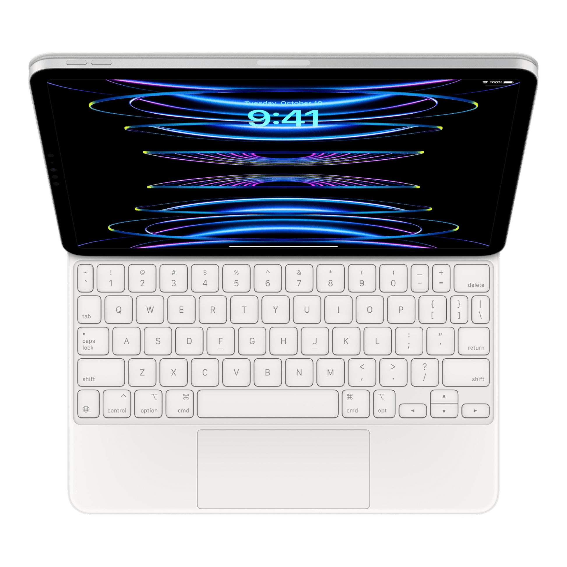 Magic Keyboard for iPad Pro 11-inch (4th generation) and iPad Air (5th generation) - US English - White - alAsil