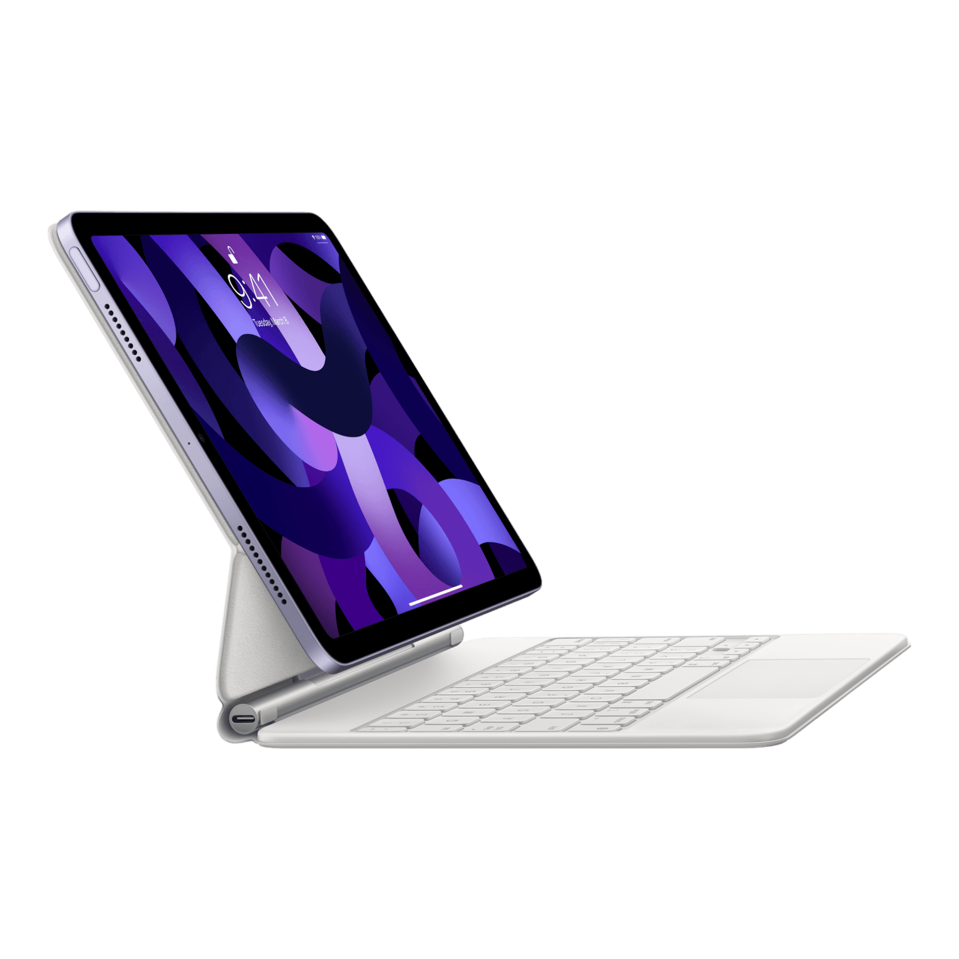 Magic Keyboard for iPad Pro 11-inch (4th generation) and iPad Air (5th generation) - US English - White - alAsil