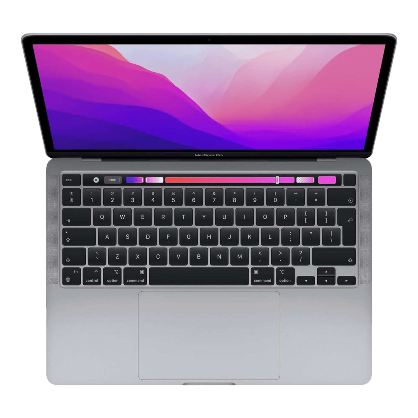 MacBook Pro 13‑inch (2020) – M1 Chip, 8‑Core CPU & 8‑Core GPU, 8GB RAM, 256GB SSD – Model MYD82 (Space Gray, English Keyboard) - alAsil