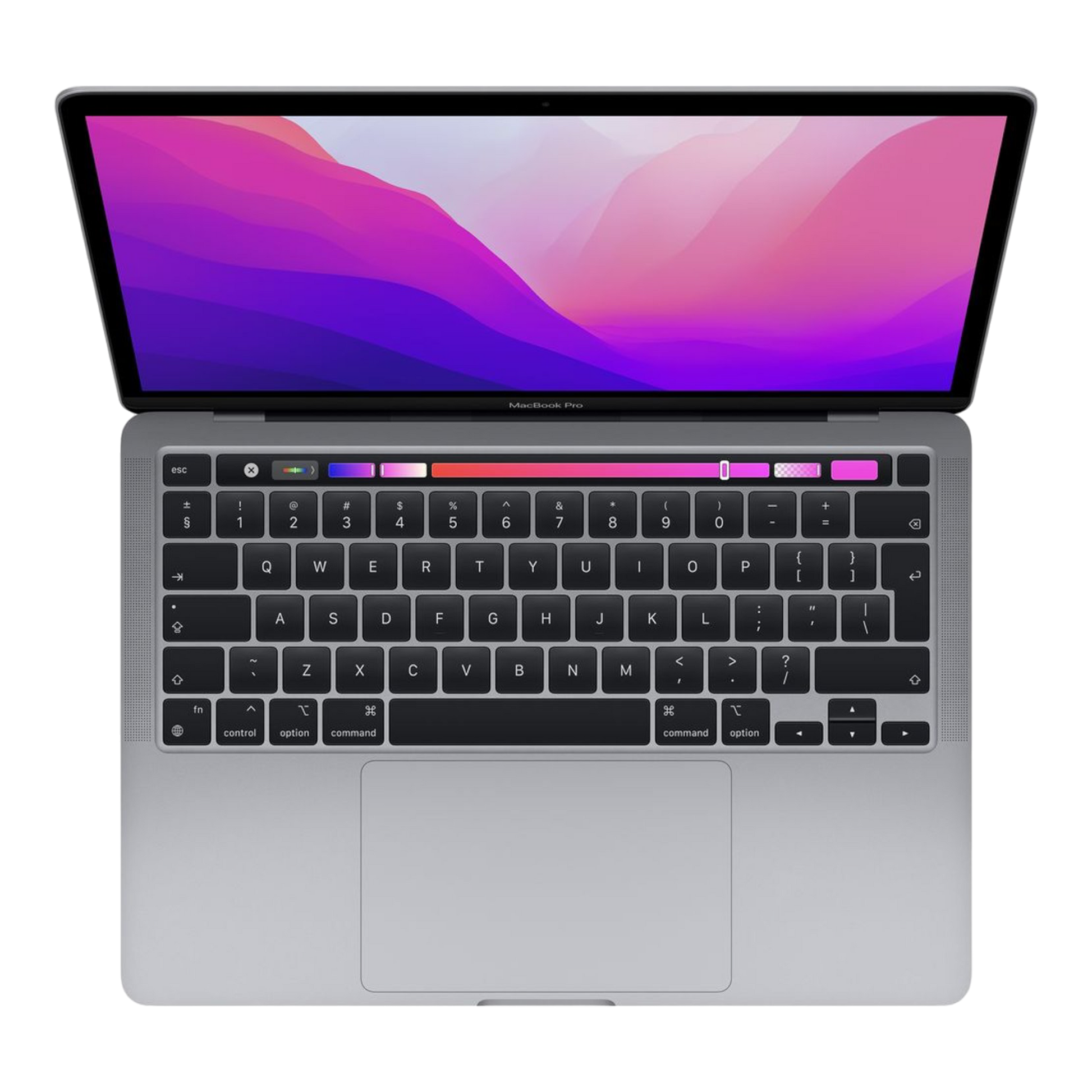 MacBook Pro 13‑inch (2020) – M1 Chip, 8‑Core CPU & 8‑Core GPU, 8GB RAM, 512GB SSD – Model MYDC2 (Silver, English Keyboard) - alAsil