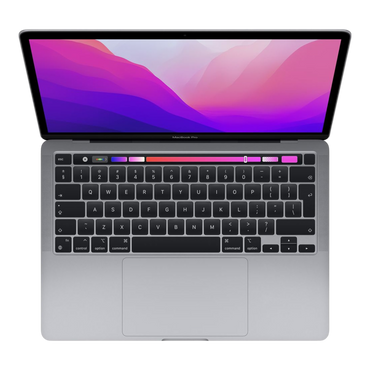 MacBook Pro 13‑inch (2020) – M1 Chip, 8‑Core CPU & 8‑Core GPU, 8GB RAM, 512GB SSD – Model MYDC2 (Silver, English Keyboard) - alAsil