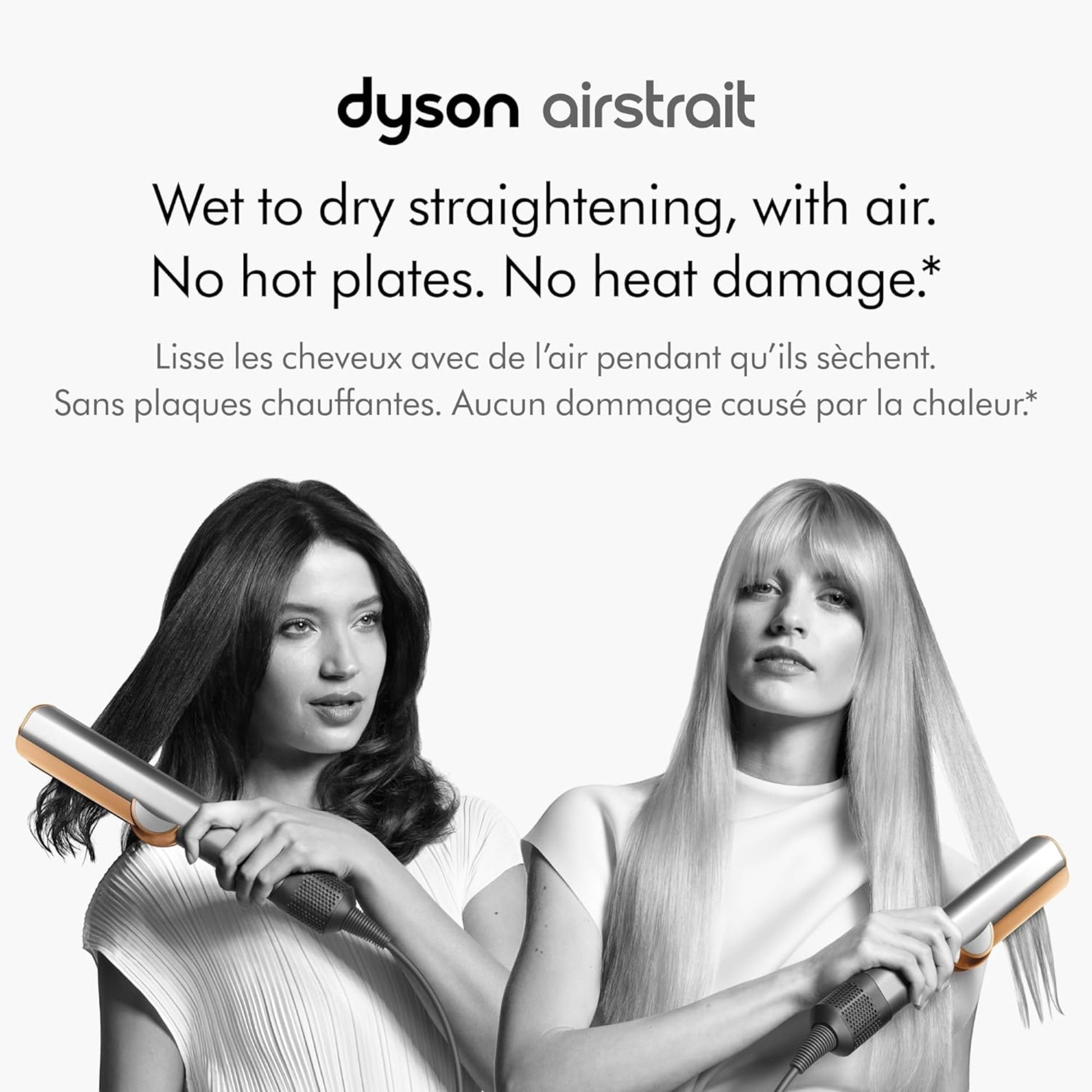 Dyson Airstrait straightener Nickel/Copper - alAsil