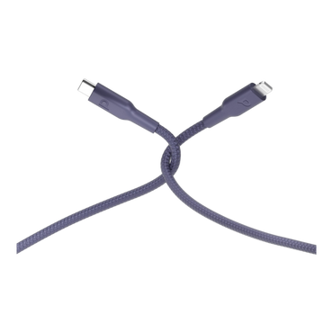 Powerology New Braided Type-C to Lightning Cable 1.2M PD 60W - Purple - alAsil