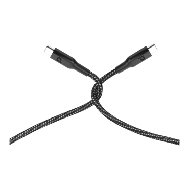 Powerology 60W C-C 30cm V2.0 cables for Iphone - Black - alAsil