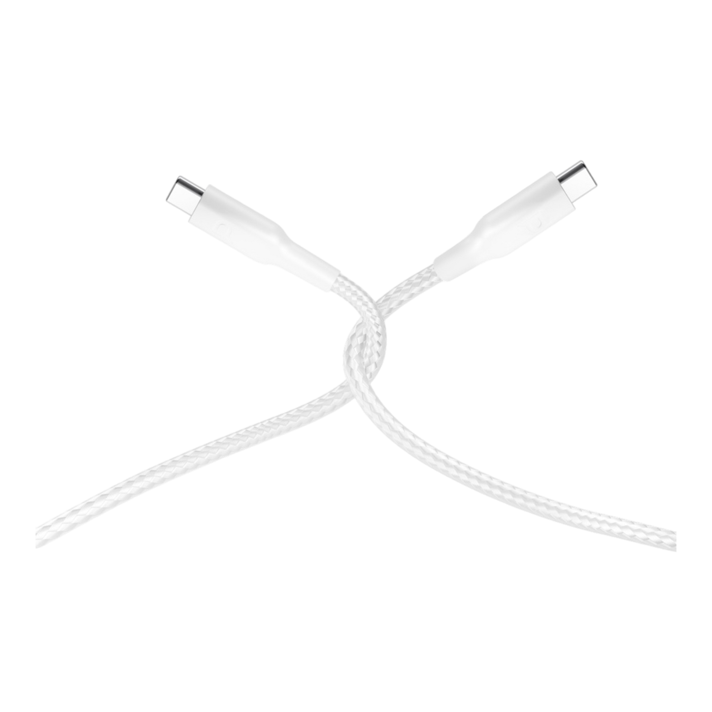 Powerology 60W C-C 30cm V2.0 cables for Iphone - White - alAsil