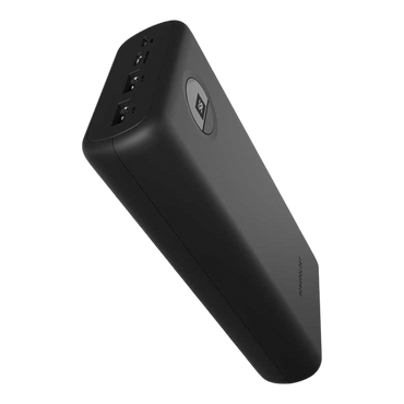 Powerology Quick Charge Power Bank 30000mAh PD 45W with Type-C to Type-C Cable Black - alAsil