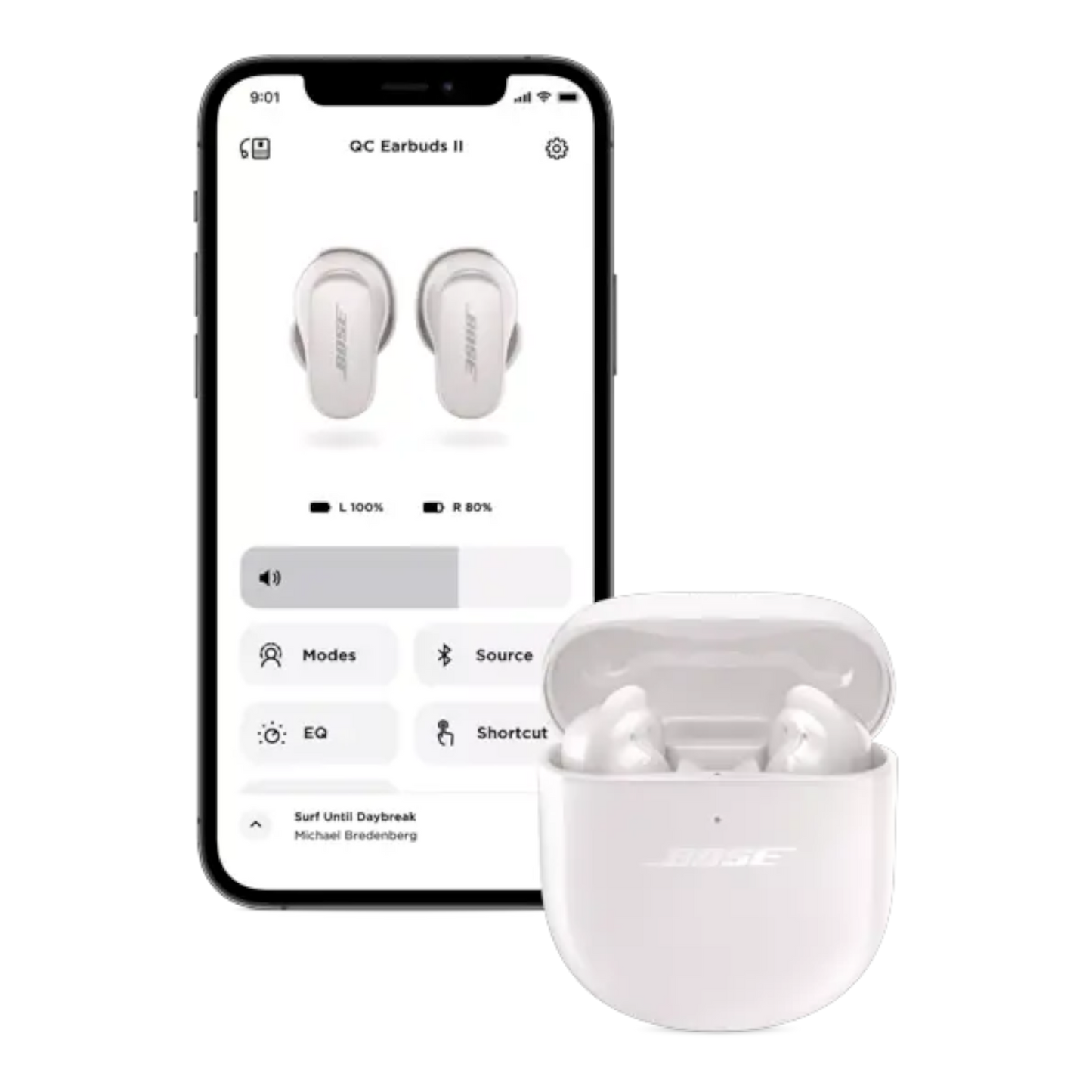 Bose QuietComfort Noise Cancelling Earbuds II Soapstone - alAsil