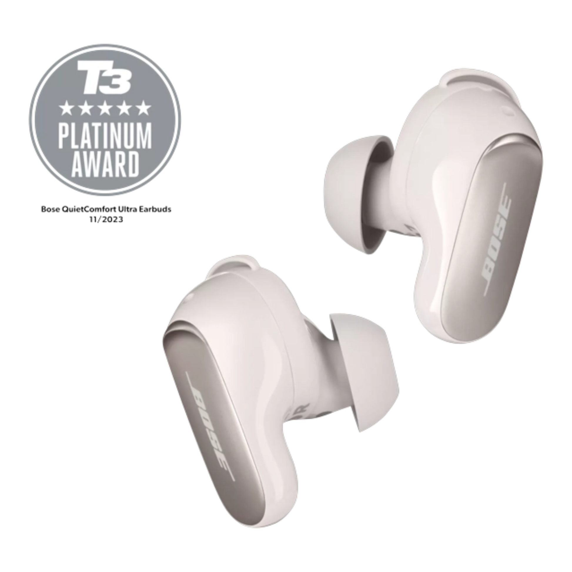Bose QuietComfort Ultra Earbuds White Smoke - alAsil
