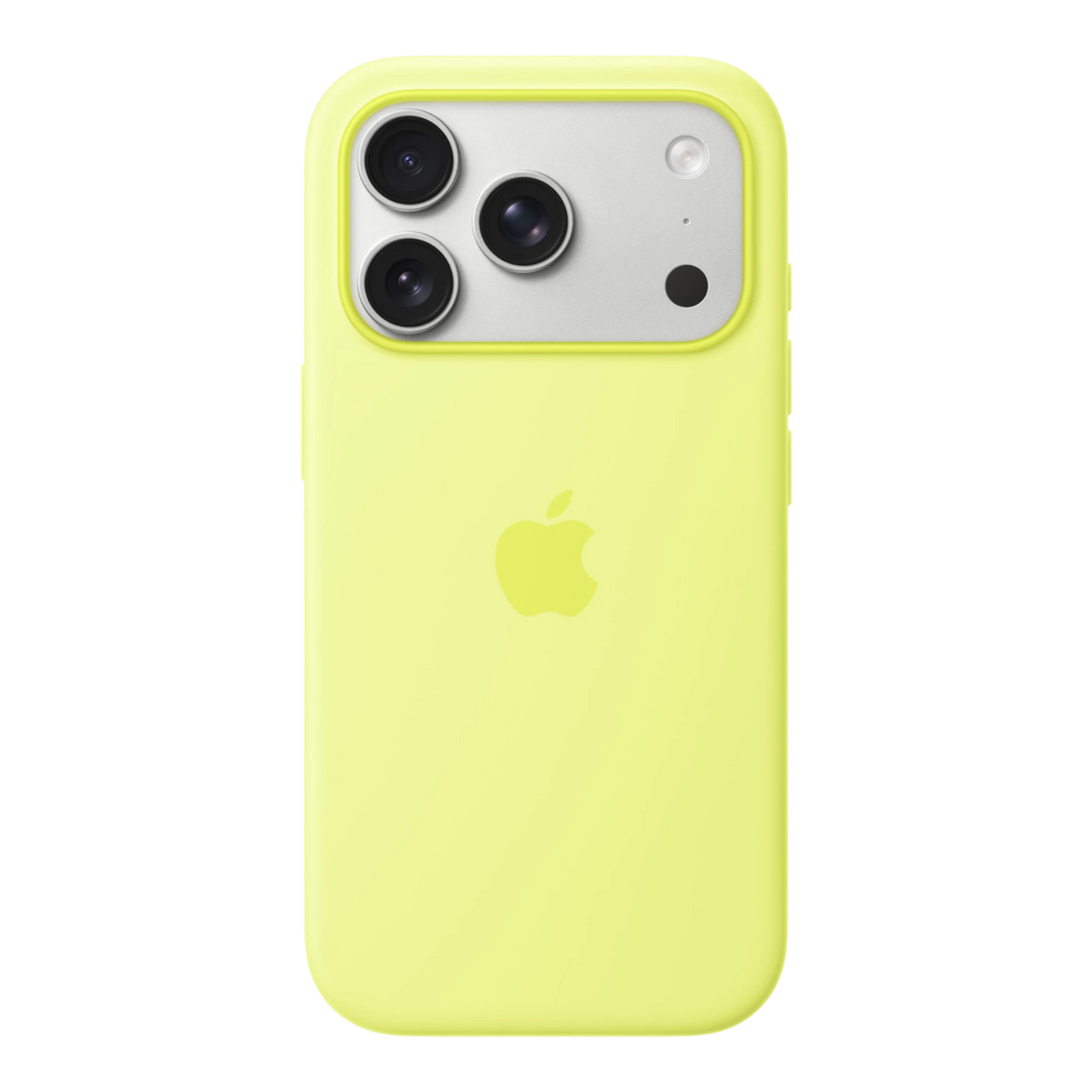 iPhone 17 Pro Silicone Case with MagSafe – Neon Yellow