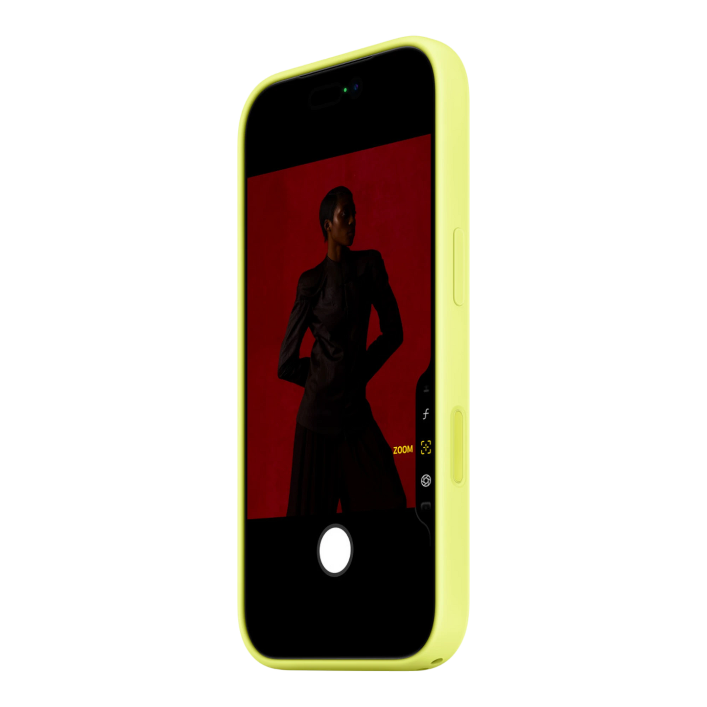 iPhone 17 Pro Silicone Case with MagSafe – Neon Yellow