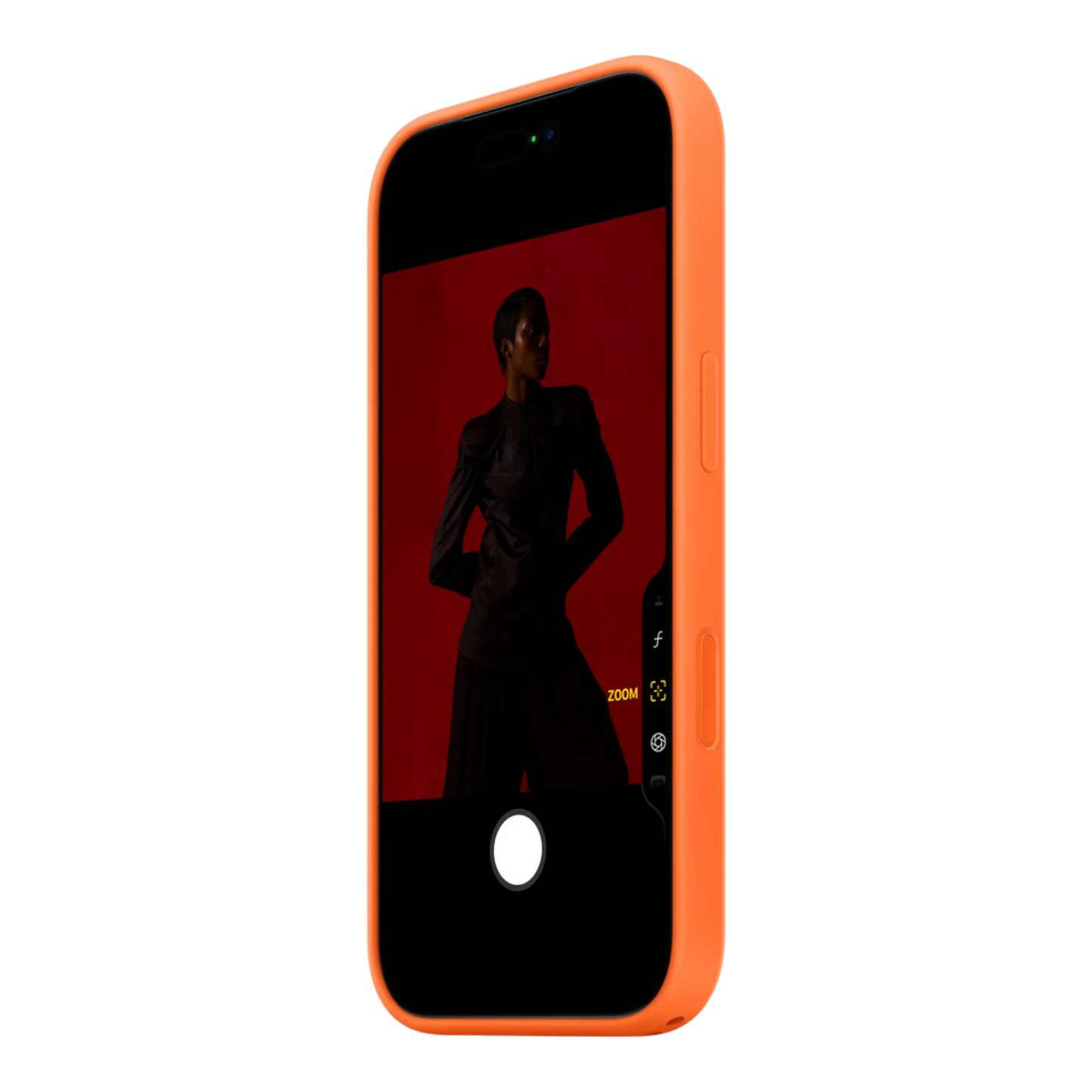 iPhone 17 Pro Silicone Case with MagSafe – Orange