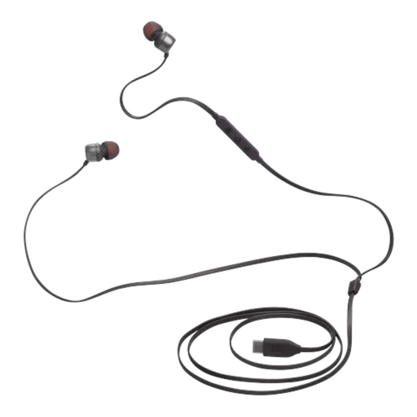 JBL Tune 310C USB Wired In-Ear Headphones Black - alAsil