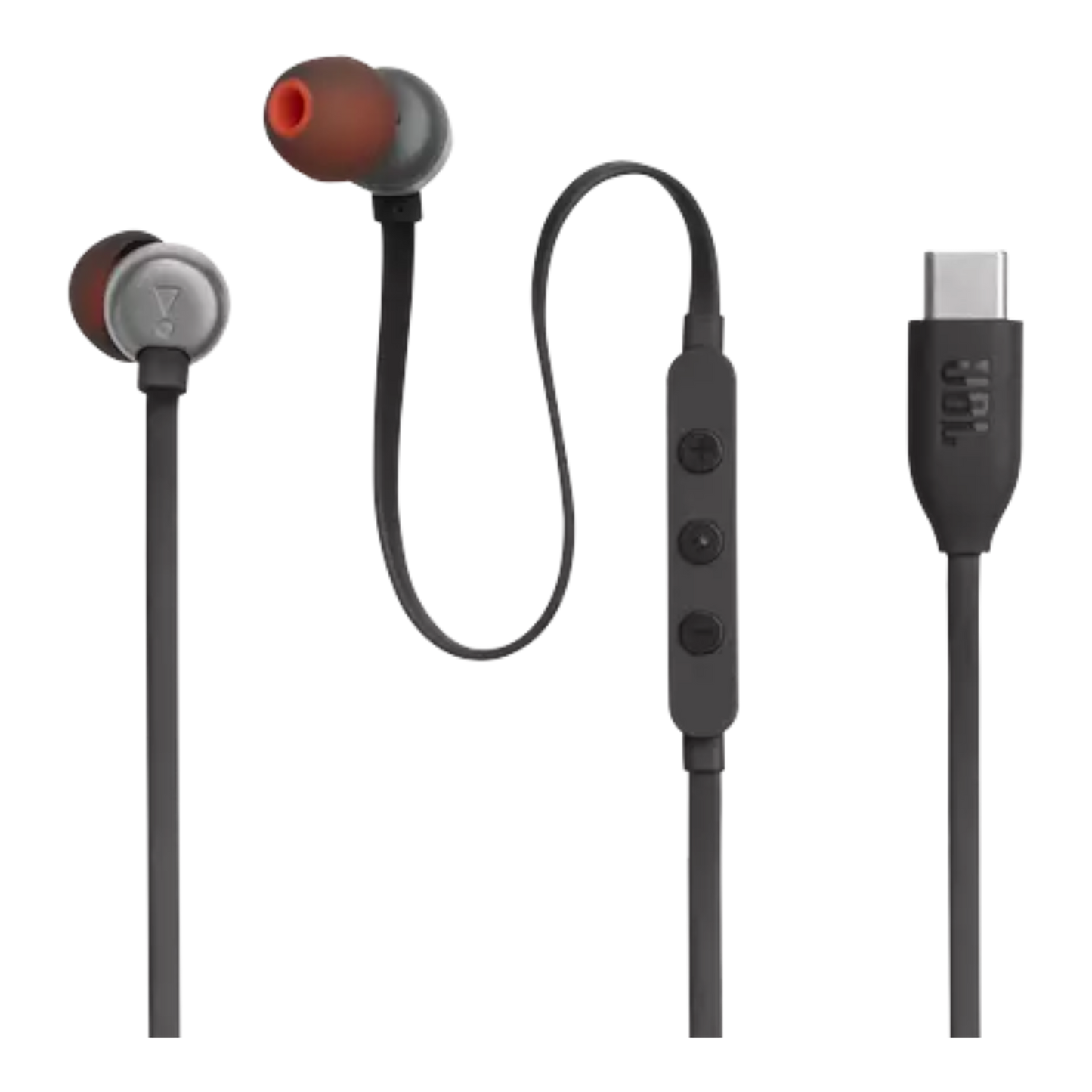 JBL Tune 310C USB Wired In-Ear Headphones Black - alAsil