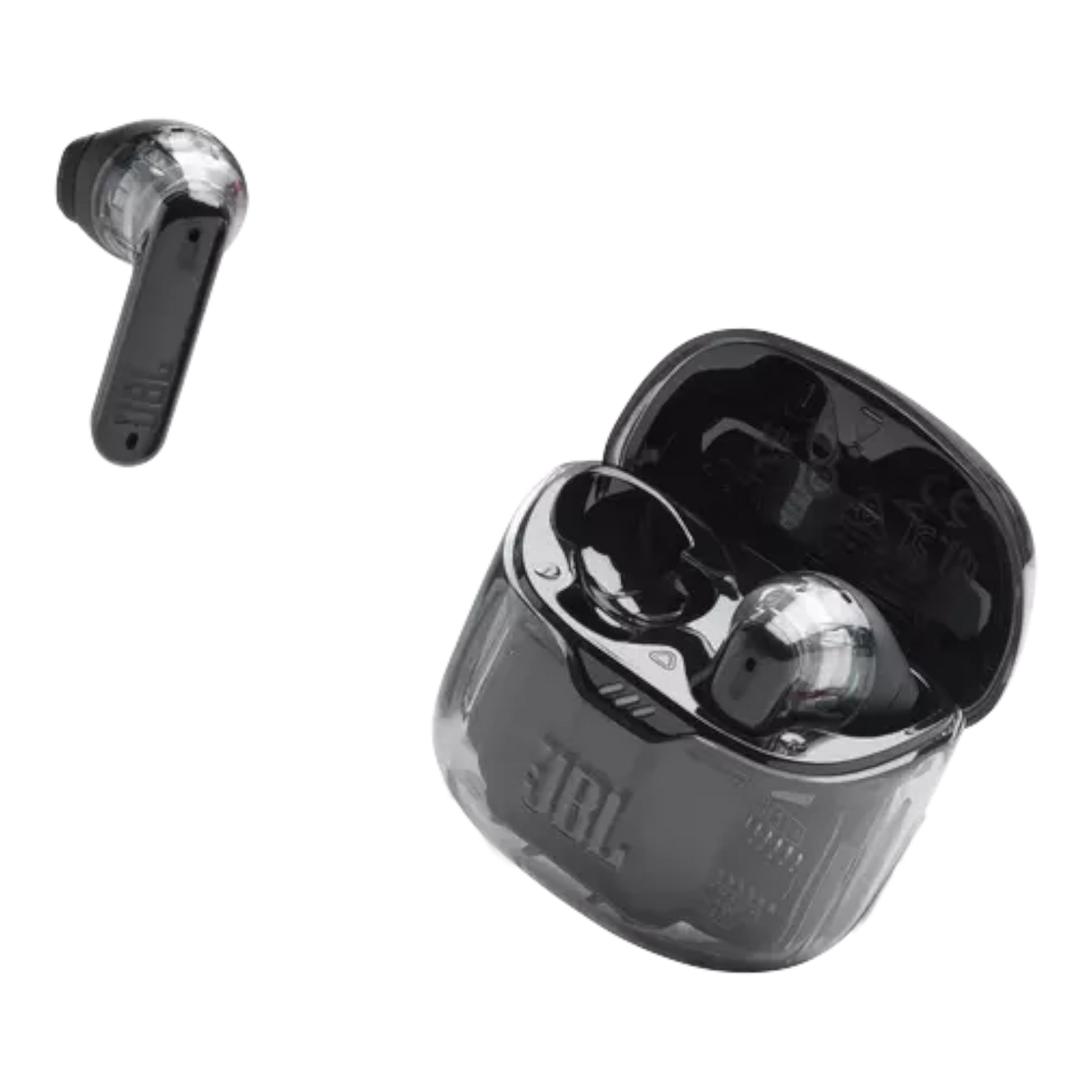 JBL Tune Flex True wireless Noise Cancelling earbuds Ghost Black - alAsil