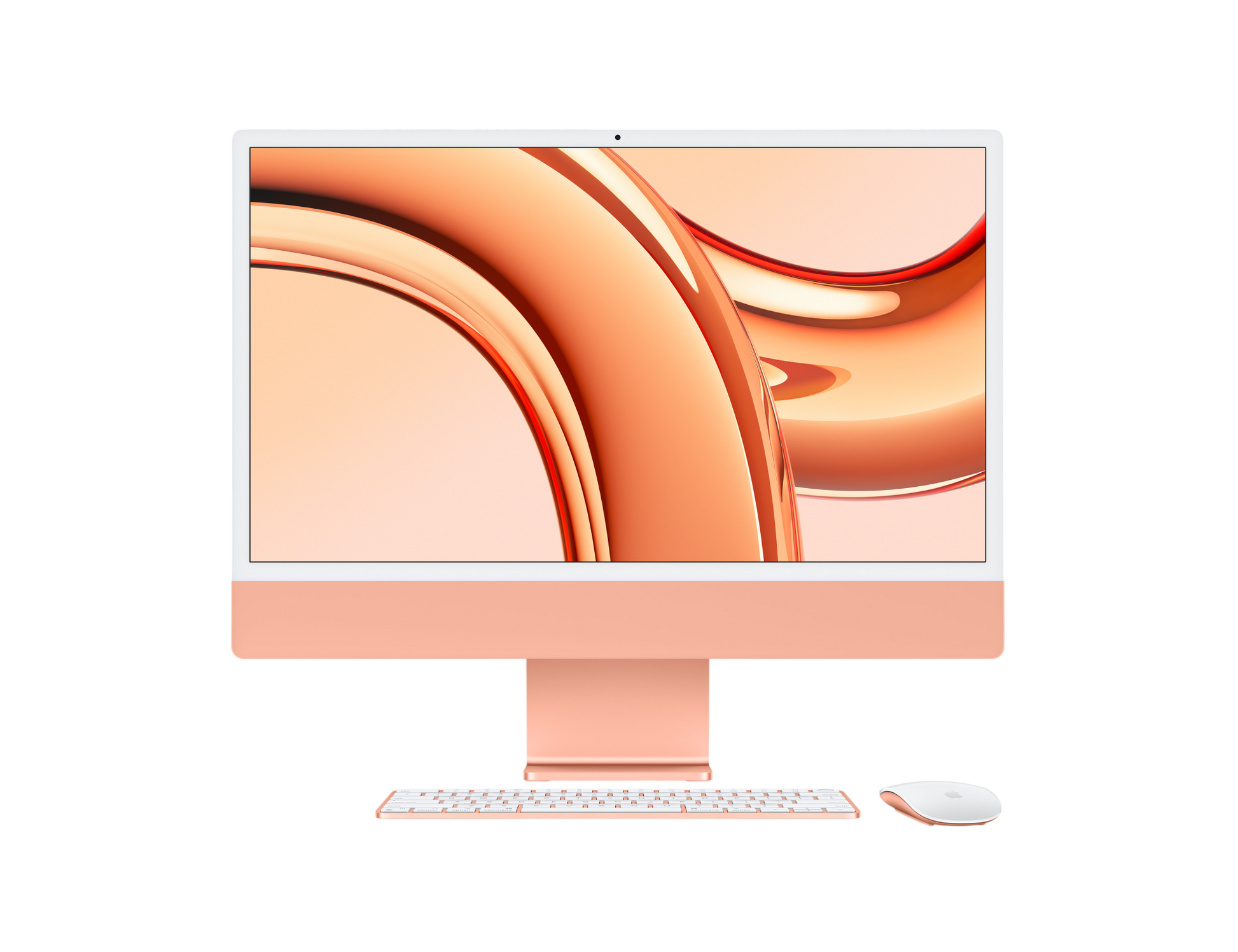iMac (All In One) 24-inch (2021) Z133 - M1 chip 8-Core CPU 8-Core GPU 8GB Unified Memory 512GB SSD Storage, Orange - alAsil